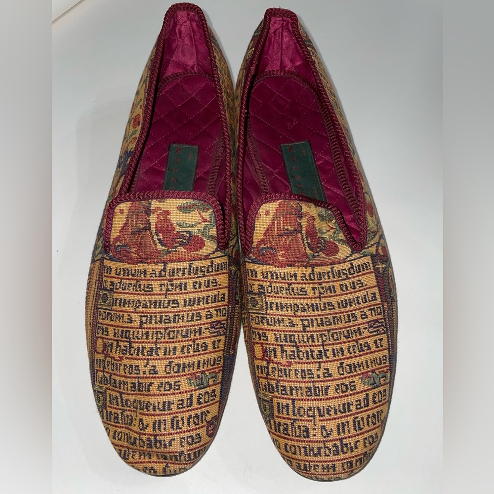 Shipton & Heneage “Smoking Slippers” Size 13 HANDMADE